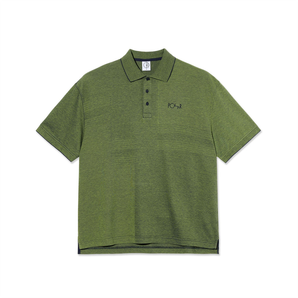 Surf Polo Shirt |Pique (Green / Blue)