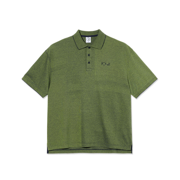 Surf Polo Shirt |Pique (Green / Blue)