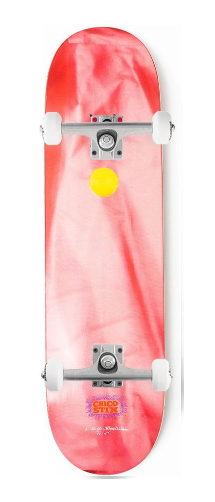 Chico Stix Wolf / Strawberry Moon CS3 Popsicle (Top & Bottom Graphic) x Venom Custom Complete Skateboard - 8.25"