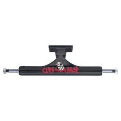 Slappy ST1 Curb Killer II Hollow Inverted KP Matte Black Skateboard Trucks - 10.00 (7.25") (Pair)