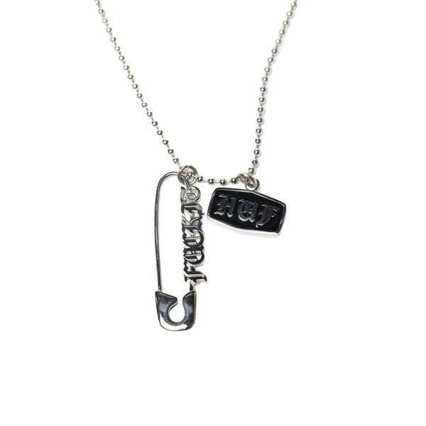 HUF Old E Pendant (Silver) Accessories - One Size