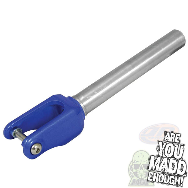 Madd Gear Madd Alloy Threadless Fork - Blue - Skatewarehouse.co.uk