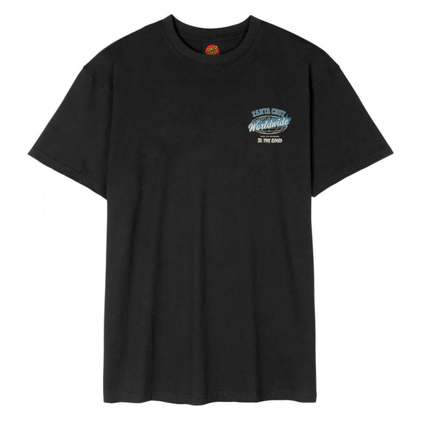 Santa Cruz T-Shirt TTE Worldwide - Black - Skatewarehouse.co.uk
