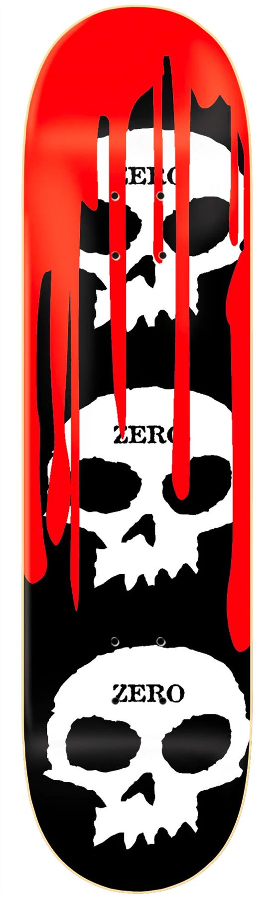 Zero Skateboards Skull Blood  Skateboard Deck - 8.25