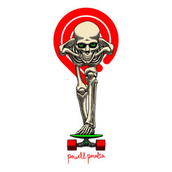Powell-Peralta Tucking Skeleton Stickers • (10 Pack)