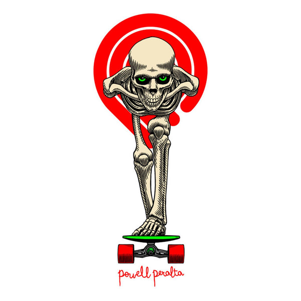 Powell-Peralta Tucking Skeleton Stickers • (10 Pack)