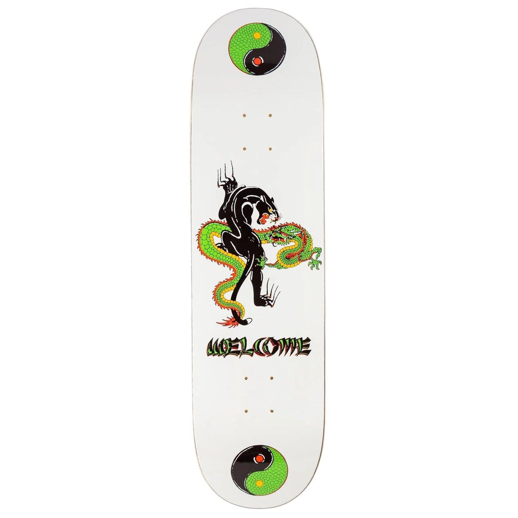 Welcome Skateboards Opps on Popsicle (White) Skateboard Deck - 8.5"