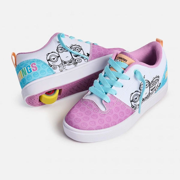 Heelys x Minions Minions Ezzential - White / Purple / Sky Blue - Skatewarehouse.co.uk