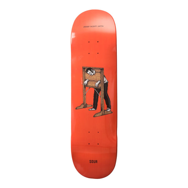Sour Solution Josef Scott Jatta Guillotine Skateboard Deck - 8.25