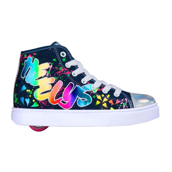 Heelys Veloz - Denim / Rainbow / Multi Denim - Skatewarehouse.co.uk