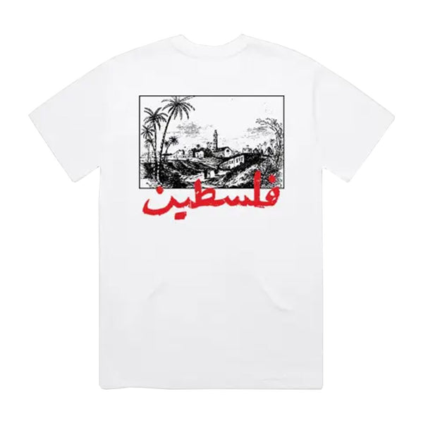 SkatePal Palms Tee White - S