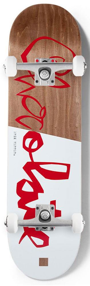 Chocolate Skateboard Then Now Erik Herrera x Venom Custom Complete Skateboard - 8.375
