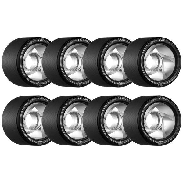 Rollerbones - Turbo Alu Hub Black (8) - / 97a Skateboard Wheels - 62mm