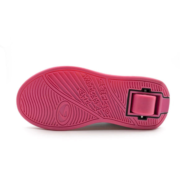 Breezy Rollers Shoes With Wheels Light Heart LED Light Up - Pink - Skatewarehouse.co.uk