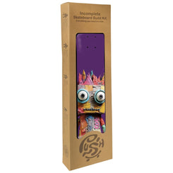 Push Big Rag Doll FP Incomplete Purple Skateboard Deck - 7.5"