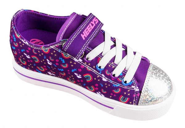 Heelys X2 Snazzy X2  - Purple / Multi / Rainbow - Skatewarehouse.co.uk