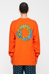 Santa Cruz Longsleeve T-Shirt Bullet 66 L/S T-Shirt - Red Glow - Skatewarehouse.co.uk