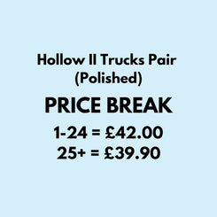 Thunder Hollow Lights II (Polished) Skateboard Trucks - 148 (5.5") (Pair)