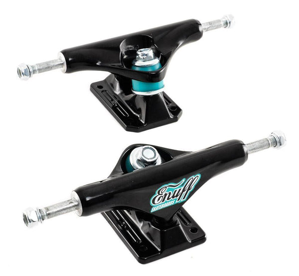 Enuff Decade Pro Skateboard Trucks - Black / Black - 129mm - Skatewarehouse.co.uk