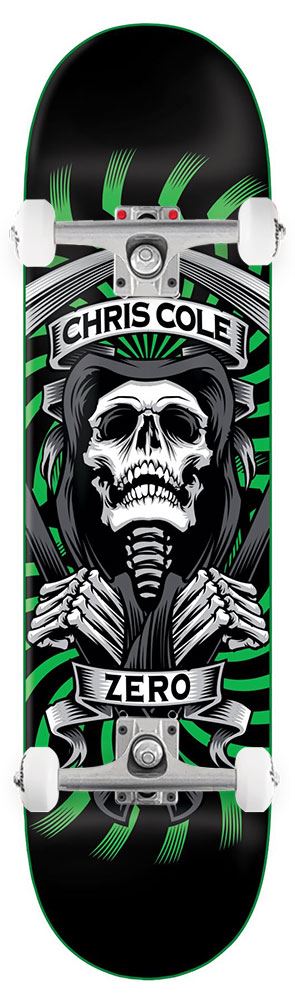 Zero Skateboard MMXX Green Cole x Venom Custom Complete Skateboard - 8.0