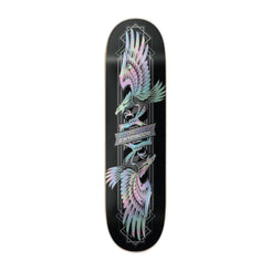 Primitive Rodriguez Twin Nose Eagle Black Skateboard Deck - 8.25"