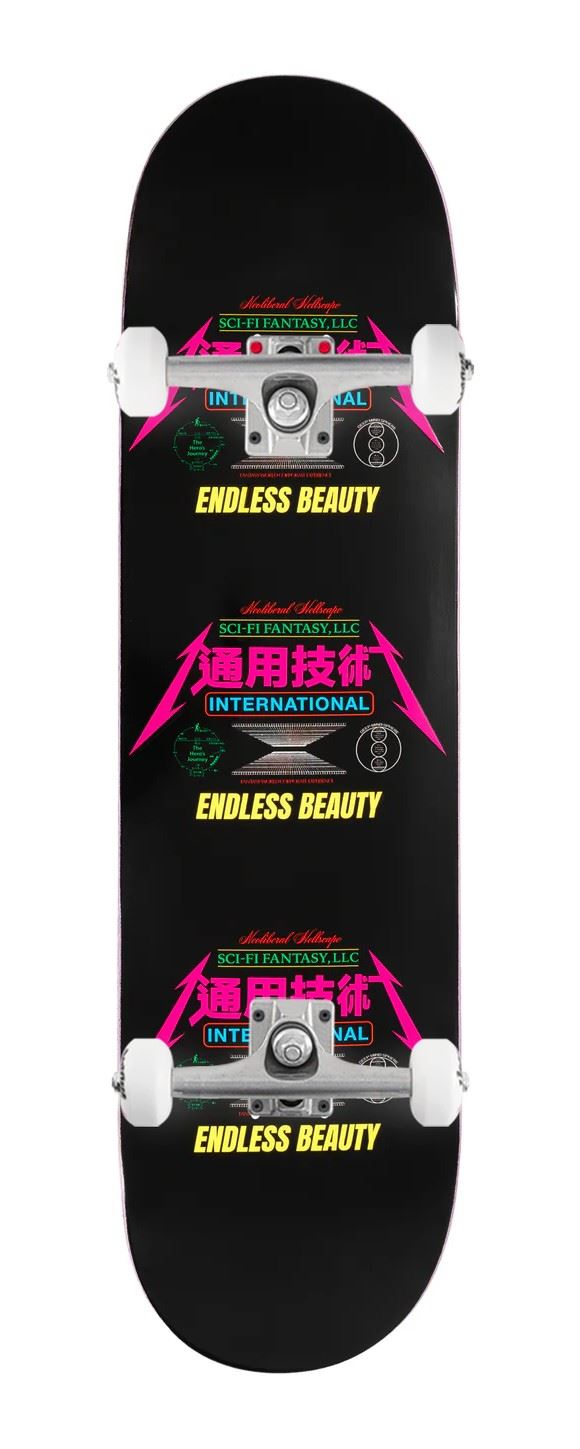 Sci-Fi Fantasy Neoliberal Beauty x Venom Custom Complete Skateboard - 8.25