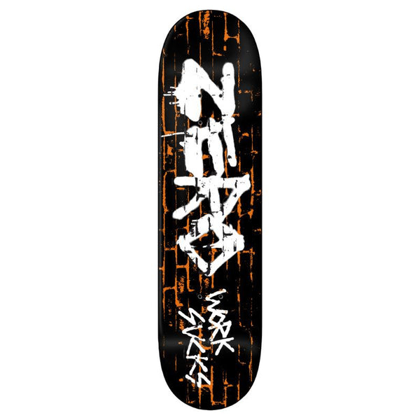 Zero Work Sucks 30 yr reissue Skateboard Deck - 8.5