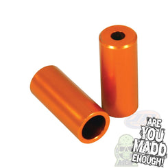 Madd Gear Madd Alloy Pegs (Pair) - Orange - Skatewarehouse.co.uk
