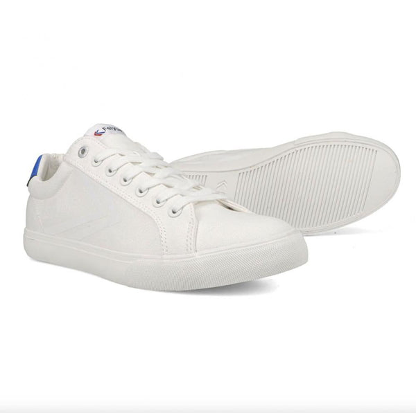 Feiyue Footwear Fe Lo AV Martial Arts/Gym/Lifing Shoes - White / Royal - Skatewarehouse.co.uk
