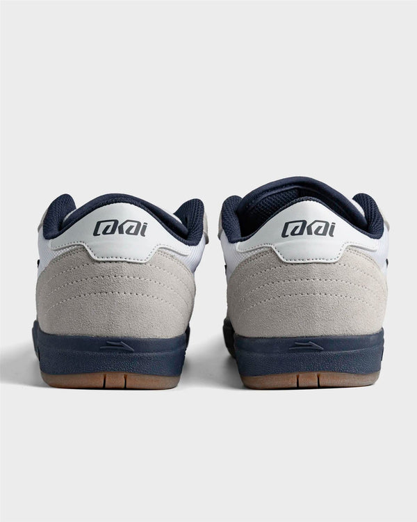 Lakai Cambridge XLK Skate Shoes White Navy Gum