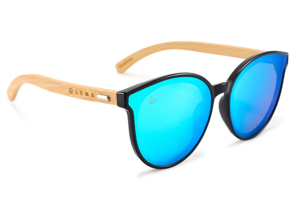 Luma Mousehole Sunglasses - Blue - Skatewarehouse.co.uk
