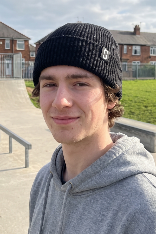 Skatewarehouse Beanie - Black - One Size