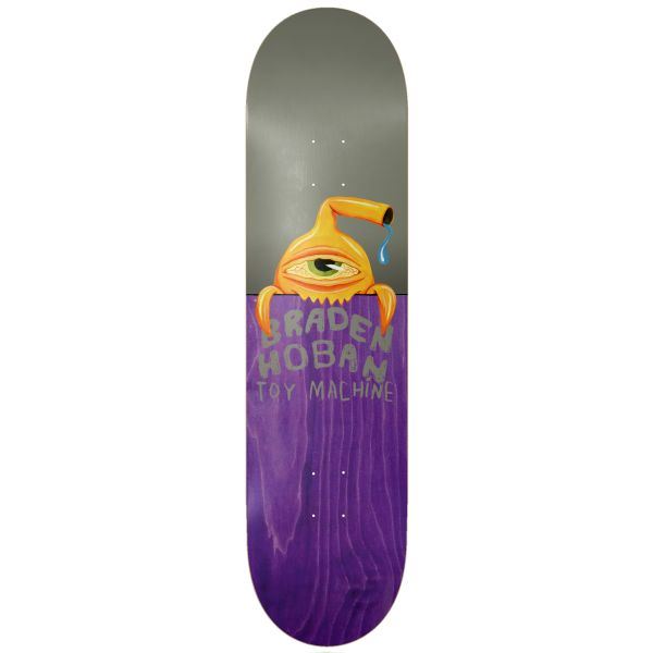 Toy Machine Hoban Fence Skateboard Deck - 8.0" - Skatewarehouse.co.uk