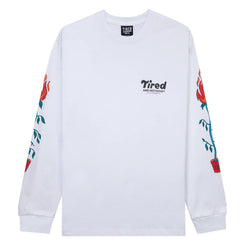 Tired Nothinth Long Sleeve Tee White