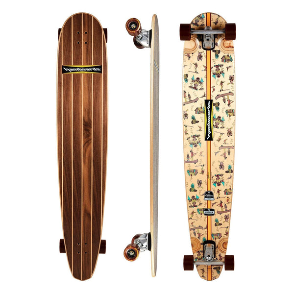 Hamboards - 5' The Logger - Walnut Longboard Complete