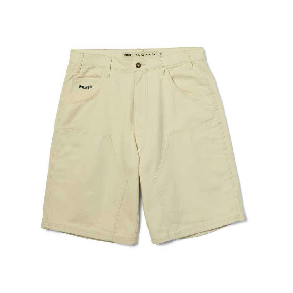 HUF Kinda Loose Double Knee Short (Natural) - UK 34