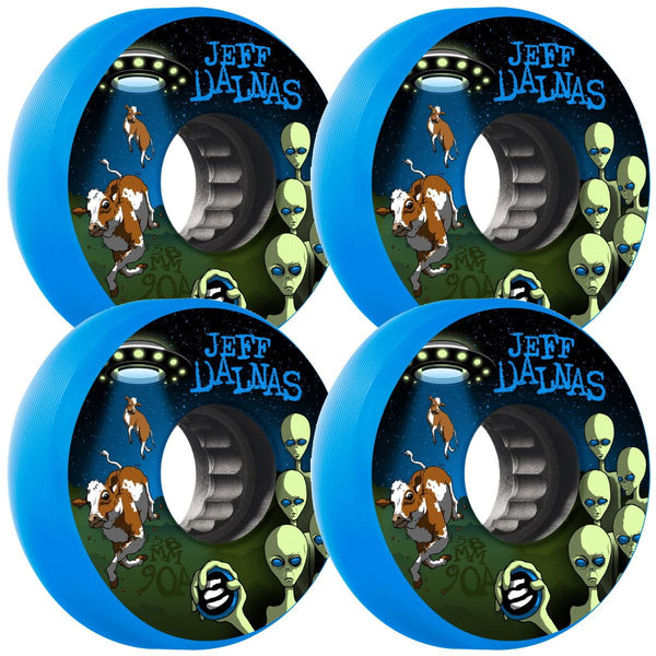 Eulogy - Jeff Dalnas Alien Blue (4) - / 90a Skateboard Wheels - 58mm