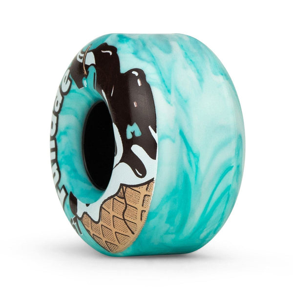 Moxi Fundae Wheels (4) - Creme DE Menthe 57mm x 34mm / 92A