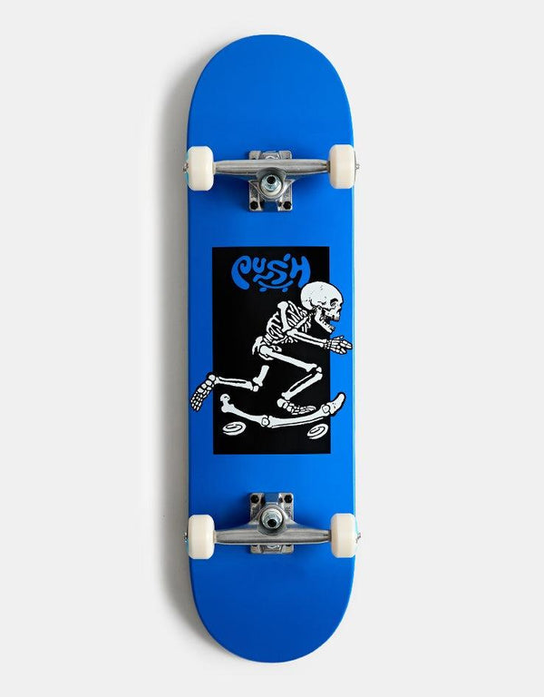 Push Skeleton Push FP Blue Complete Skateboard - 8.25"