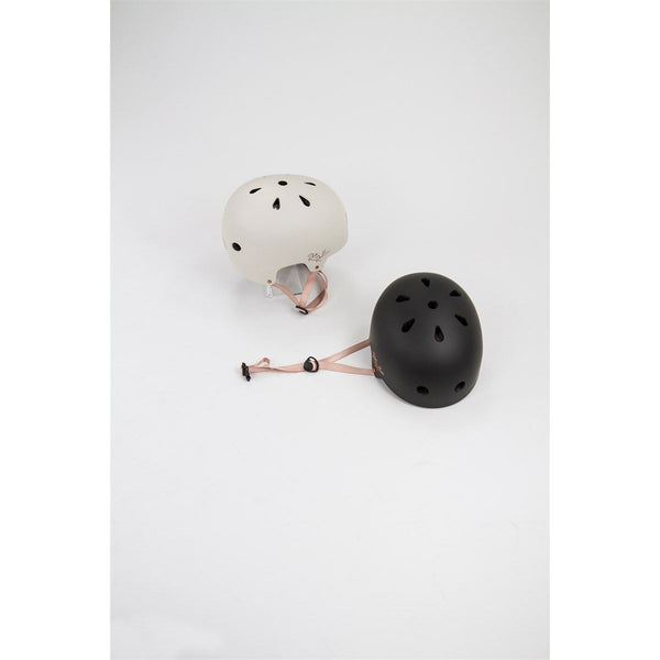 Rio Roller Rose Skate Helmet - Black - Skatewarehouse.co.uk