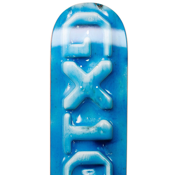 Ceramic OG Logo - Blue Skateboard Deck - 8.0