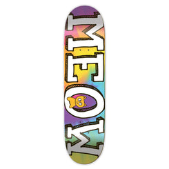 Meow Logo Tie Dye Skateboard Deck - 7.0"