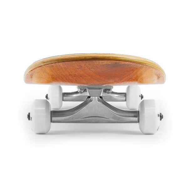 Enuff Big Wave Brown / Silver Complete Skateboard Bundle - SFR Helmet & Pads - 8.0