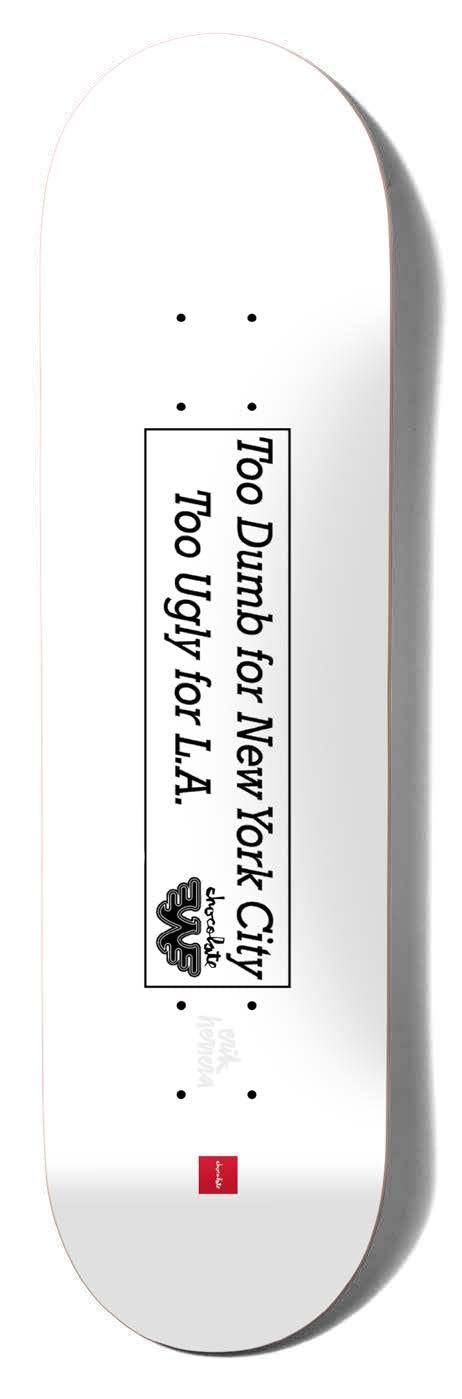 Chocolate Skateboard Waylon Jennings Erik Herrera Skateboard Deck - 8.375