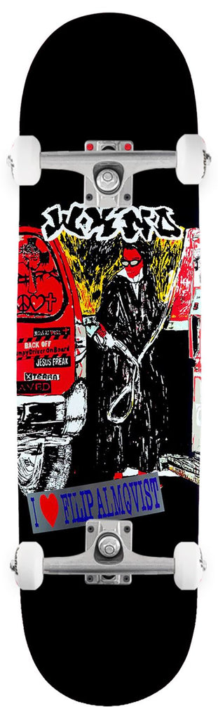 WKND 'Jesus Freak' Filip Almqvist (WB) Black x Venom Custom Complete Skateboard - 8.375" - Skatewarehouse.co.uk