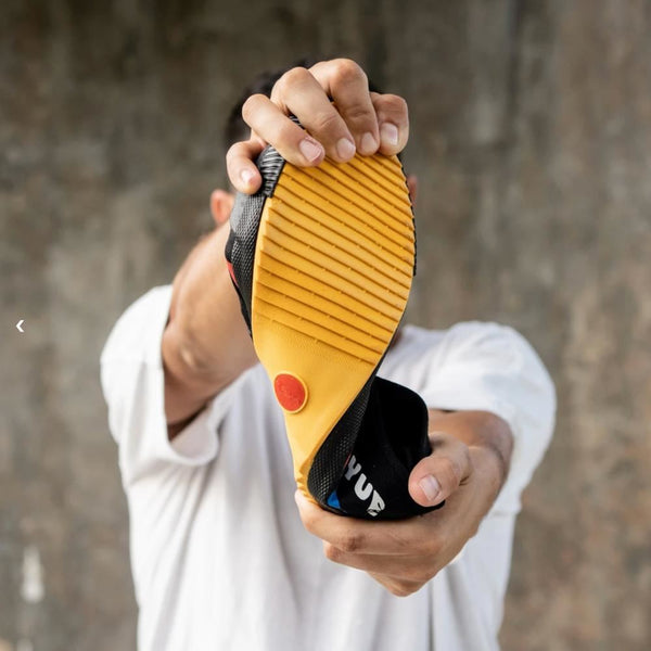 Feiyue Footwear Fe Lo 1920 Canvas Martial Arts/Gym/Lifing Shoes - Black / Blue / Red - Skatewarehouse.co.uk