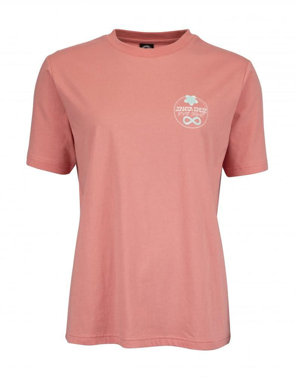 Santa Cruz Womens T-Shirt Infinity T-Shirt - Pink Amethyst - Skatewarehouse.co.uk