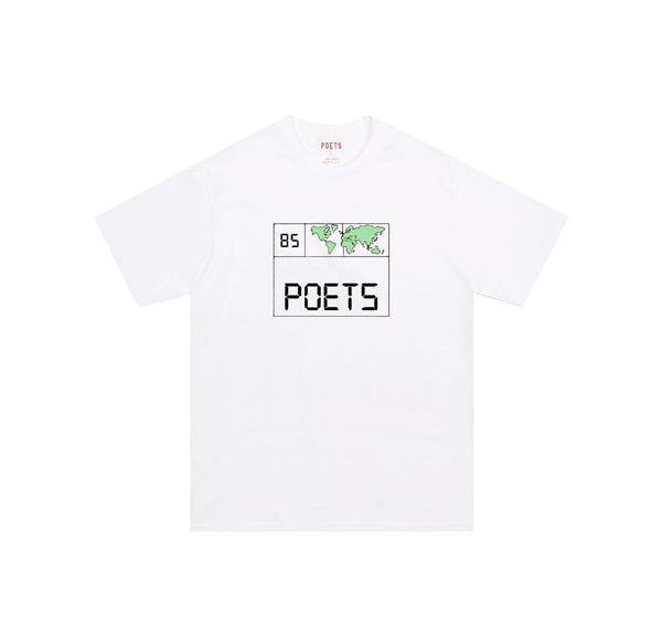 Poets World Clock T-Shirt (White) - M