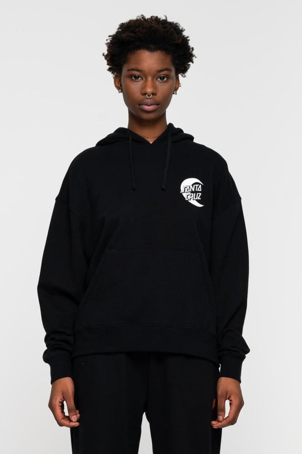 Santa Cruz Hood Cabana Moon Dot Hood - Black - Skatewarehouse.co.uk