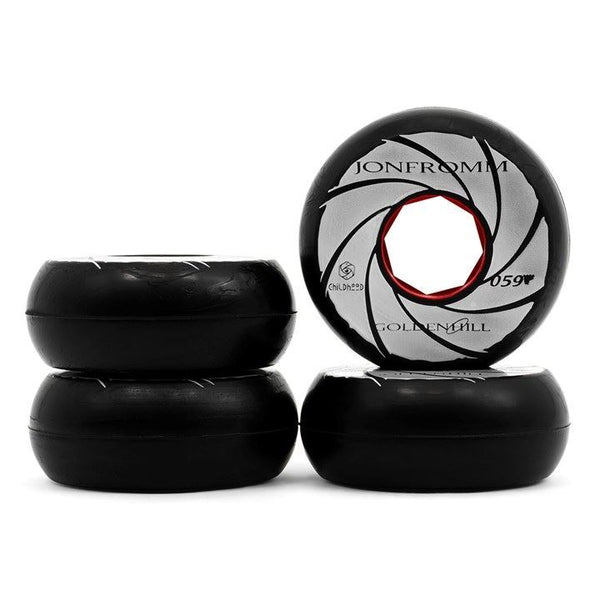 Red Eye Childhood Fromm Inline Skate Wheels - Black